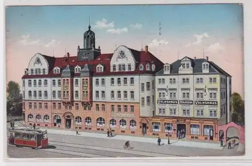 900530 AK Chemnitz-Kappel - Gruss aus dem Volkshaus Colosseum 1912