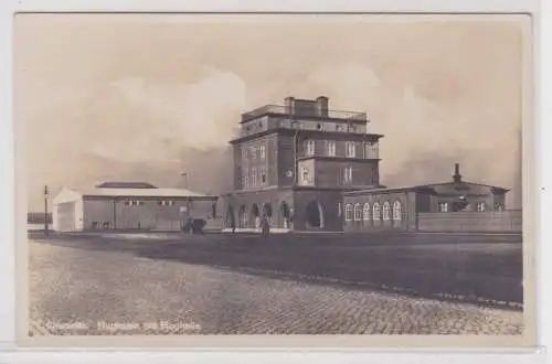 78115 AK Chemnitz - Flughafen mit Flughalle 1927