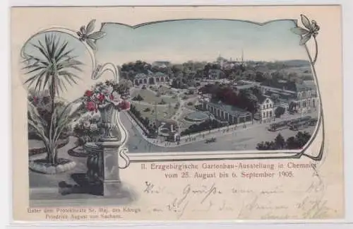 900890 AK Chemnitz - II. Erzgebirgische Gartenbau-Ausstellung 1905