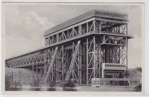 29517 AK Das neue Schiffshebewerk bei Niederfinow-Eberswalde 1934