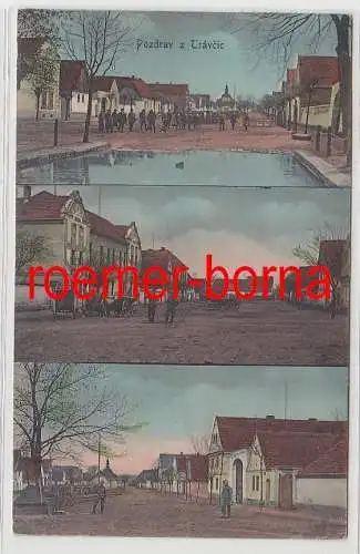 76039 Mehrbild Ak Travčice Pozdrav z Trávčic um 1915