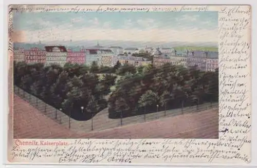 903519 Ak Chemnitz Kaiserplatz 1903
