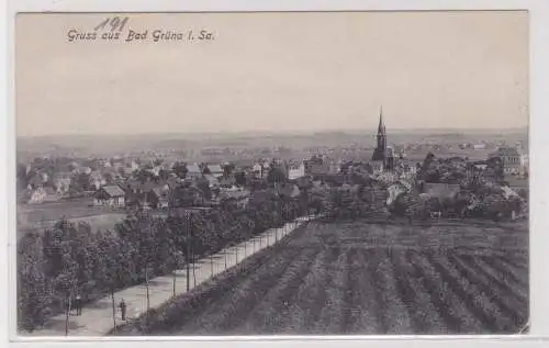 904980 Ak Gruß aus Bad Grüna in Sachsen Totalansicht 1909