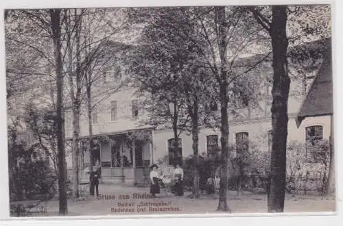 46850 AK Gruss aus Rheine - Solbad "Gottesgabe", Badehaus und Restauration 1915