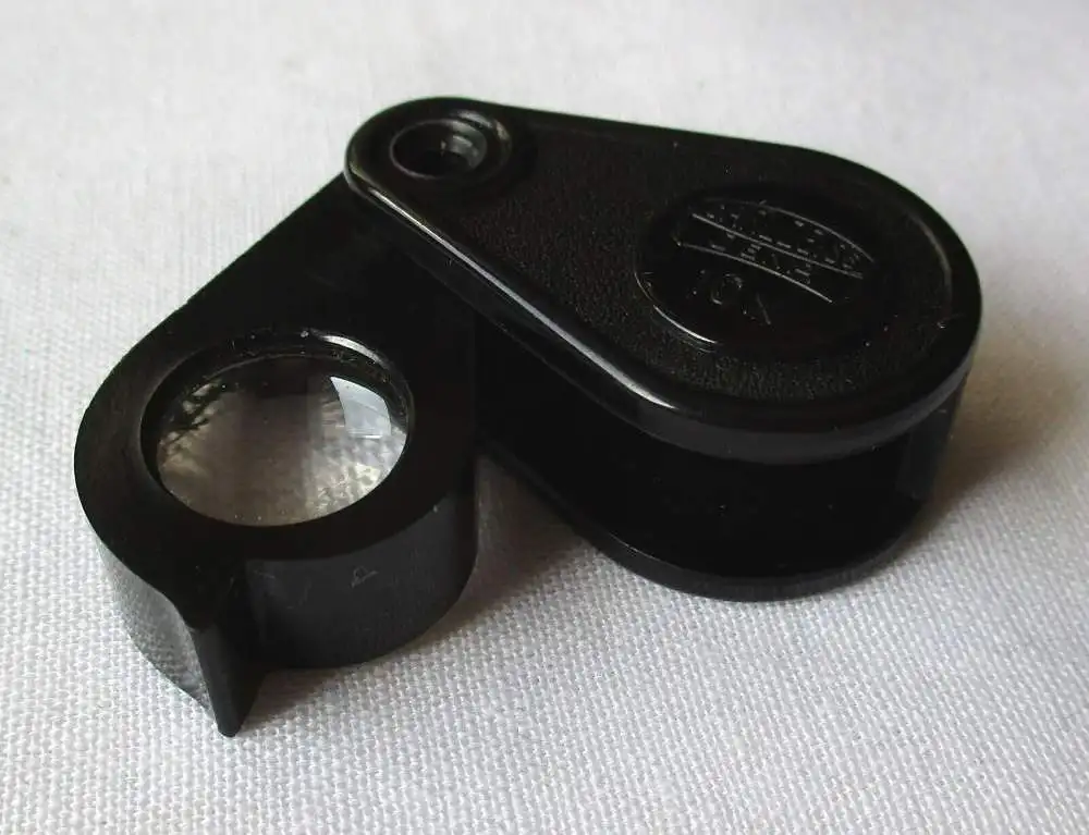 Carl Zeiss Jena Einschlaglupe Lupe 10x magnifier Bakelite (120982) 0