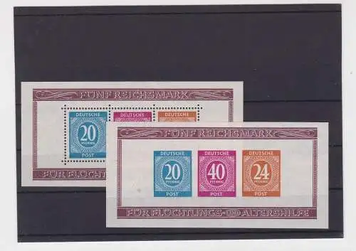 Alliierte Besetzung Gemeinschaftsausgabe Block 12 a und b postfrisch ** (150386)