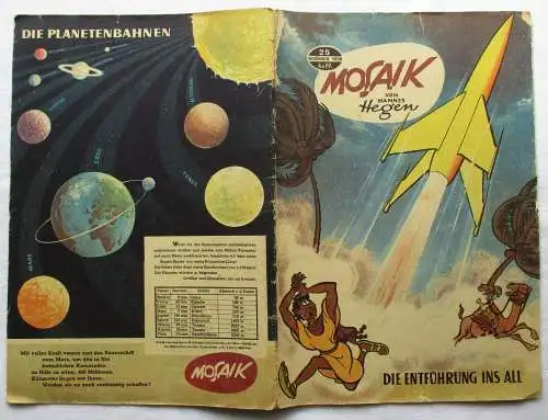 Mosaik von Hannes Hegen Digedag Nummer 25 von 1958 (120733)