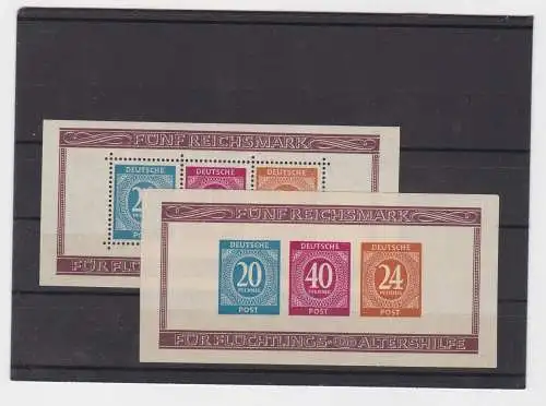 Alliierte Besetzung Gemeinschaftsausgabe Block 12 a und b postfrisch ** (143394)