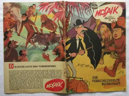 Mosaik von Hannes Hegen Digedag Nummer 72 von 1962 (116674)