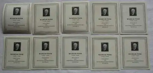 10 x DDR Briefmarken Block 16 (Wilhelm Pieck 7.9.1960) postfrisch (129226)