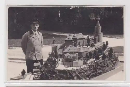 905744 Ak Weida in Thüringen Modell der Osterburg von Paul Kranzbühler um 1940