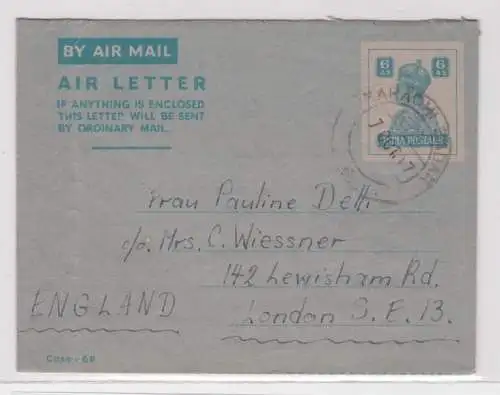 907241 Luftpost Brief Indien Karachi Sadar nach London England