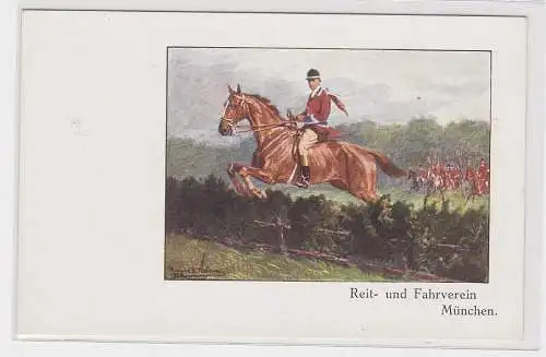 908614 Künstler Ak Reit- und Fahrverein München 1910