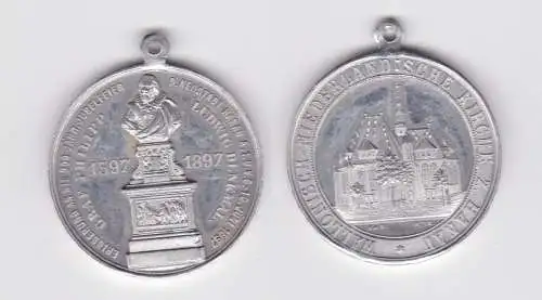 Aluminium Medaille 300 Jähr. Jubelfeier Neustadt von Hanau 1897 (158519)