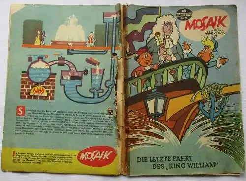 Mosaik von Hannes Hegen Digedag Nummer 60 von 1961 (125506)
