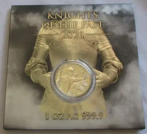5 Euro Malta Germania Mint "The Knights of the Past" 2021 1 Oz Silber (159736)