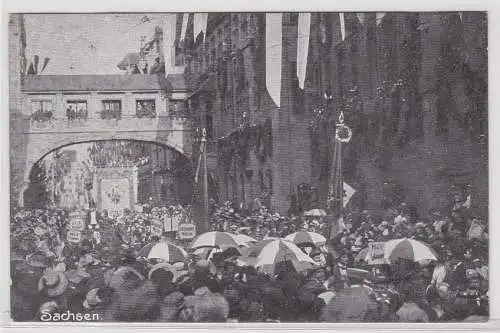 94988 Ak 8. Deutsches Sängerbundesfest Nürnberg 28.07.1912 Sachsen