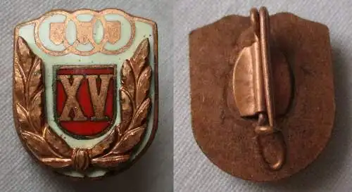 Ehrennadel XV. Friedensfahrt des DTSB für Mitarbeiter und Helfer Bronze (154432)