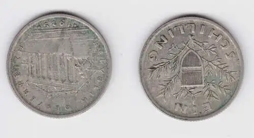 1 Schilling Silber Münze Österreich Parlamentsgebäude 1925 ss (154860)