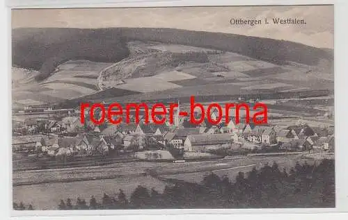 73030 Ak Ottbergen in Westfalen Totalansicht um 1920