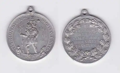 Aluminium Medaille 400 Jahre Stadt Hohenstein-Ernstthal 1510 - 1910 (151200)