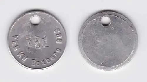 alte Aluminium Wertmarke VEB KW Boxberg BBS  (159418)