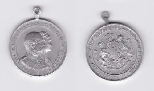Medaille Albert König von Sachsen zu 25jähr.Regierungsjubiläum 1898 (153778)