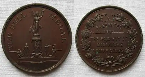 Bronze Medaille The Bell Medal Society of Miniature Rifle Clubs (164441)