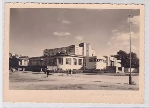 82306 AK Ostseebad Warnemünde - Promenade um 1950