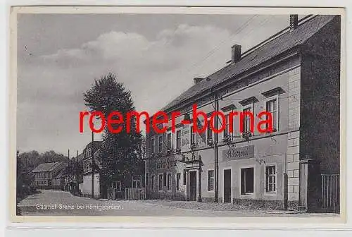 75722 Ak Gasthof Stenz bei Königsbrück 1938