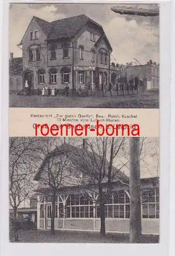 87410 Mehrbild Ak Gruß aus Seehausen bei Leipzig Restaurant 1917