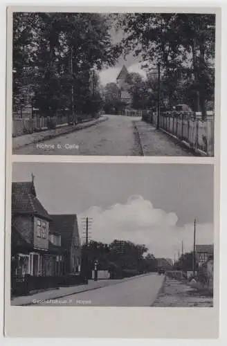 99611 AK Hohne bei Celle - Geschäftshaus F. Hoppe, Straßenansicht