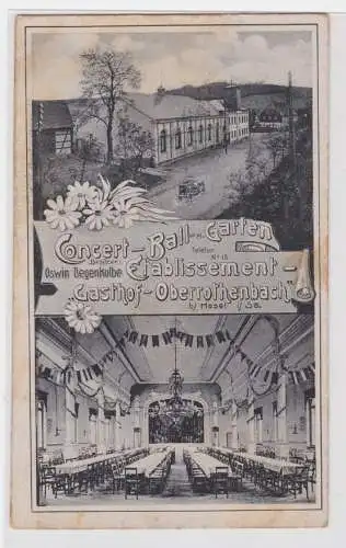 38269 Mehrbild Ak Etablissement "Gasthof Oberrothenbach" bei Mosel in Sachsen