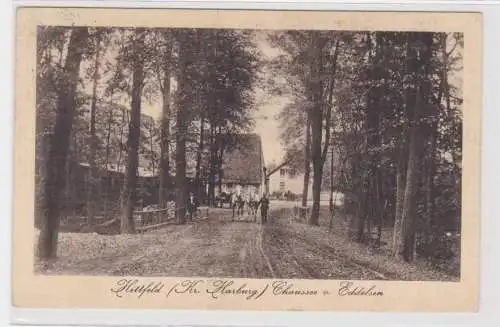 70959 Ak Hittfeld (Kreis Harburg) Chaussee v.Eddelsen 1915