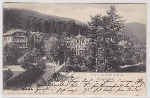 38572 Ak Friedrichroda Vorderbüchig 1901