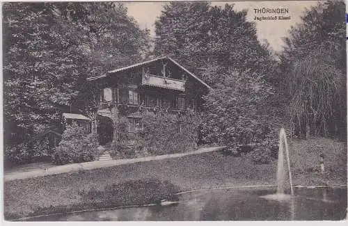 84758 Ak Jagdschloss Kissel in Thüringen um 1920