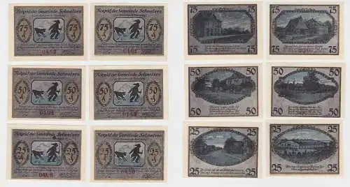 25 - 75 Pfennig Banknote Notgeld Gemeinde Schnelsen (136206)