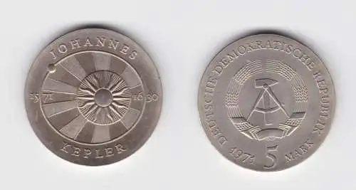 DDR Gedenk Münze 5 Mark Johannes Kepler 1971 Stempelglanz (136844)