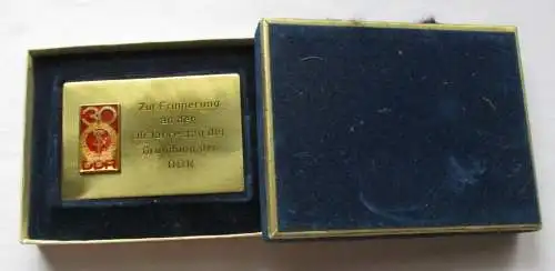 Plakette SED-Bezirksleitung Karl-Marx-Stadt Sonderschule Julius Motteler /143998