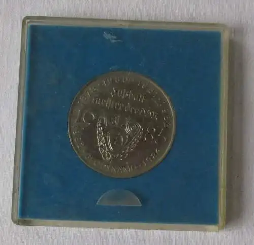DDR Medaille BFC Dynamo Berlin Fussballmeister der DDR 1985 (143910)