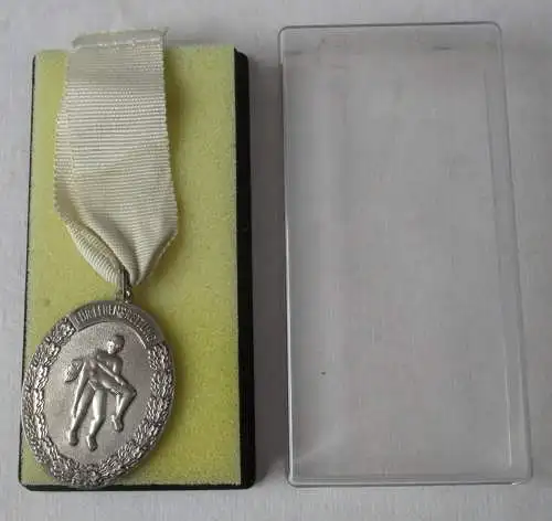 seltene DDR Lebensrettungsmedaille 900er Silber mit Nummer (108580)