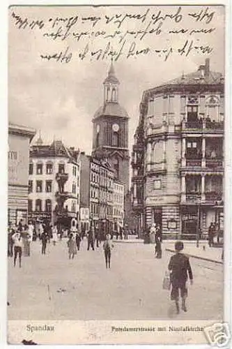 02456 Ak Spandau Potsdamerstrasse mit Bäckerei 1913