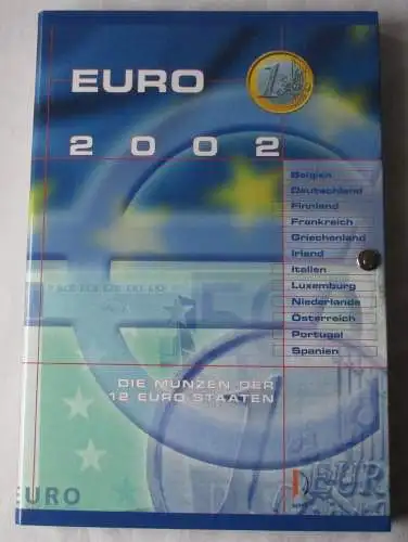Sammelalbum Die Münzen der 12 Euro-Staaten EURO 2002 12x KMS 3,88 Euro (130473)