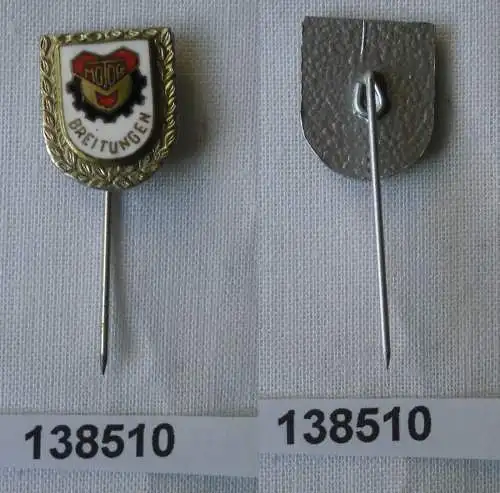DDR Sport Anstecknadel Ehrennadel in Silber BSG Motor Breitungen (138510)