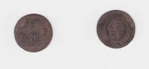 1/48 Taler Silber Münze Sachsen Friedrich August I. 1813 S (127339)