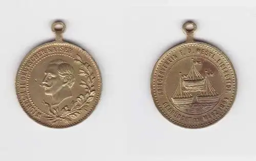 Medaille Kriegerverein F.D. westl. Eiderstedt 1894 - Wilhelm II. Kaiser (144772)