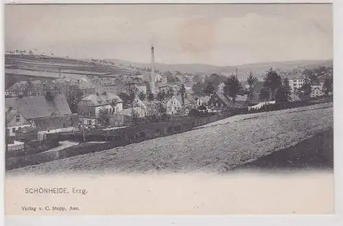 908025 Ak Schönheide im Erzgebirge - Panoramaansicht um 1915