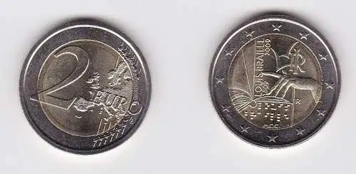 2 Euro Gedenkmünze Italien 2009 200. Geburtstag von Louis Braille Stgl. (132275)
