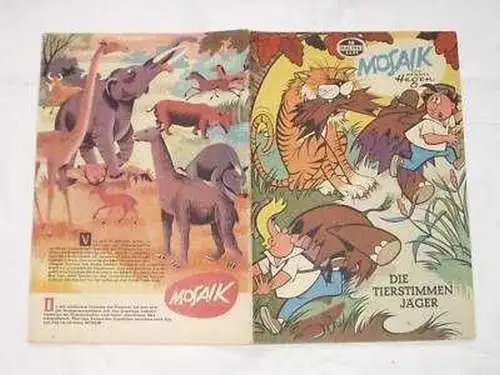 Mosaik von Hannes Hegen Digedags Nummer 66 von 1962 x