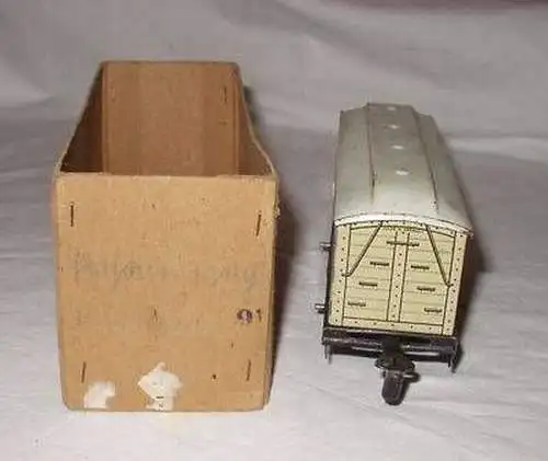seltener KB Eisenbahn Kühlwagen Blech OVP Spur 0 (MU3333)